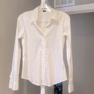 Crisp white blouse